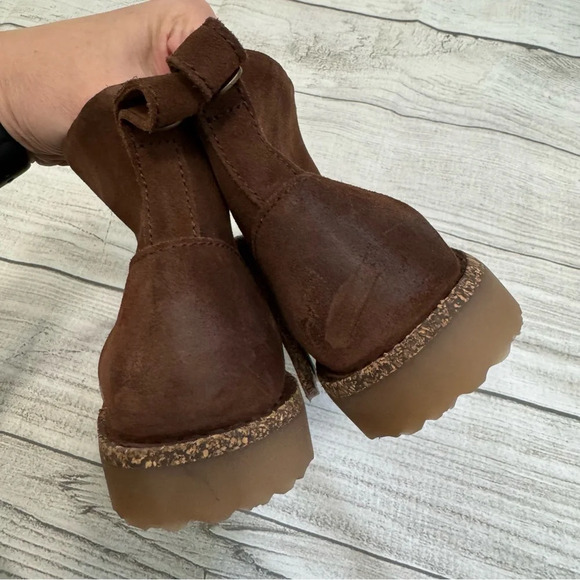 Birkenstock NWT Melrose Slip on Zip Up Ankle Suede Booties - Picture 4 of 7